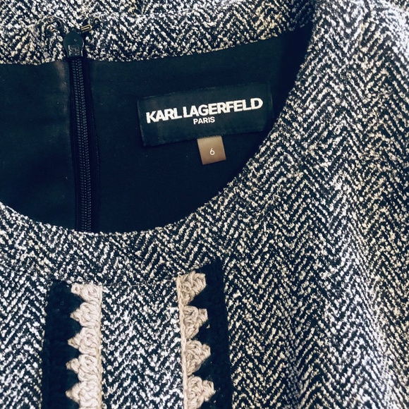 knit tweed short sleeve dress 6 - Picture 9 of 11